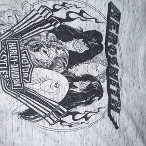 Women's Harley Davidson/ Aerosmith 2XL shirt